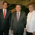 Principal José Antonio Álvarez hijo, José Antonio Álvarez Alonso y Servando Sánchez
