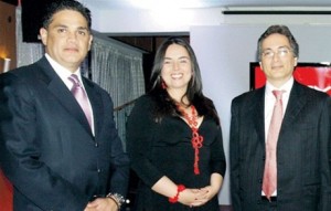 Darío Lama, Paula Salazar y Randall Lama.