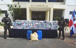  297 paquetes de cocaína