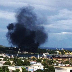 incendio generadora San Felipe