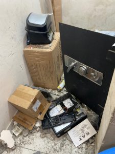 caja fuerte violentada