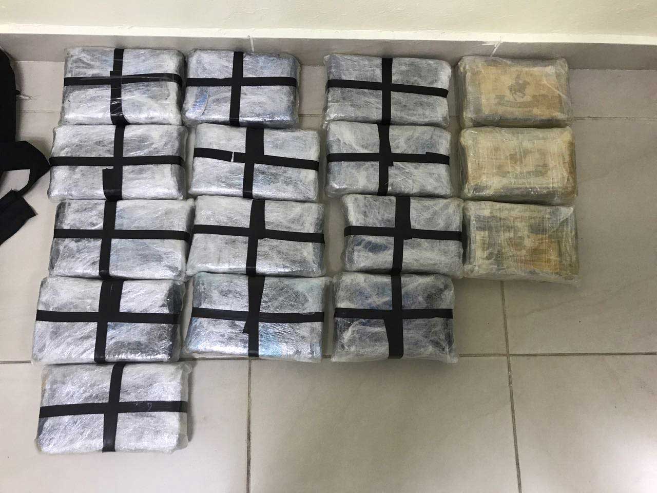 DNCD decomisa 26 kilos de cocaína en Punta Cana y la capital