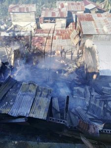 Fuego destruye varias viviendas en El Fracatán de Nibaje