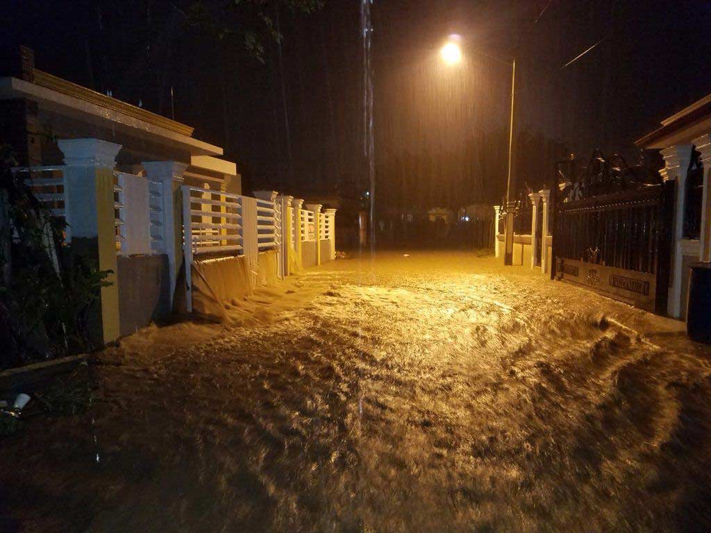 Al menos 500 viviendas resultaron inundadas en La Vega