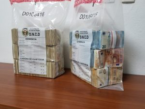 DNCD se incauta de dólares y euros 