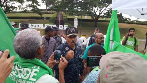 PN prohíbe instalación Campamento Verde en Santiago