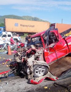 Bonao: Tres muertos y varios heridos accidente de tránsito