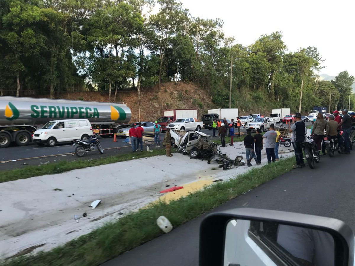 Un muerto y tres heridos accidente próximo a Jacaranda