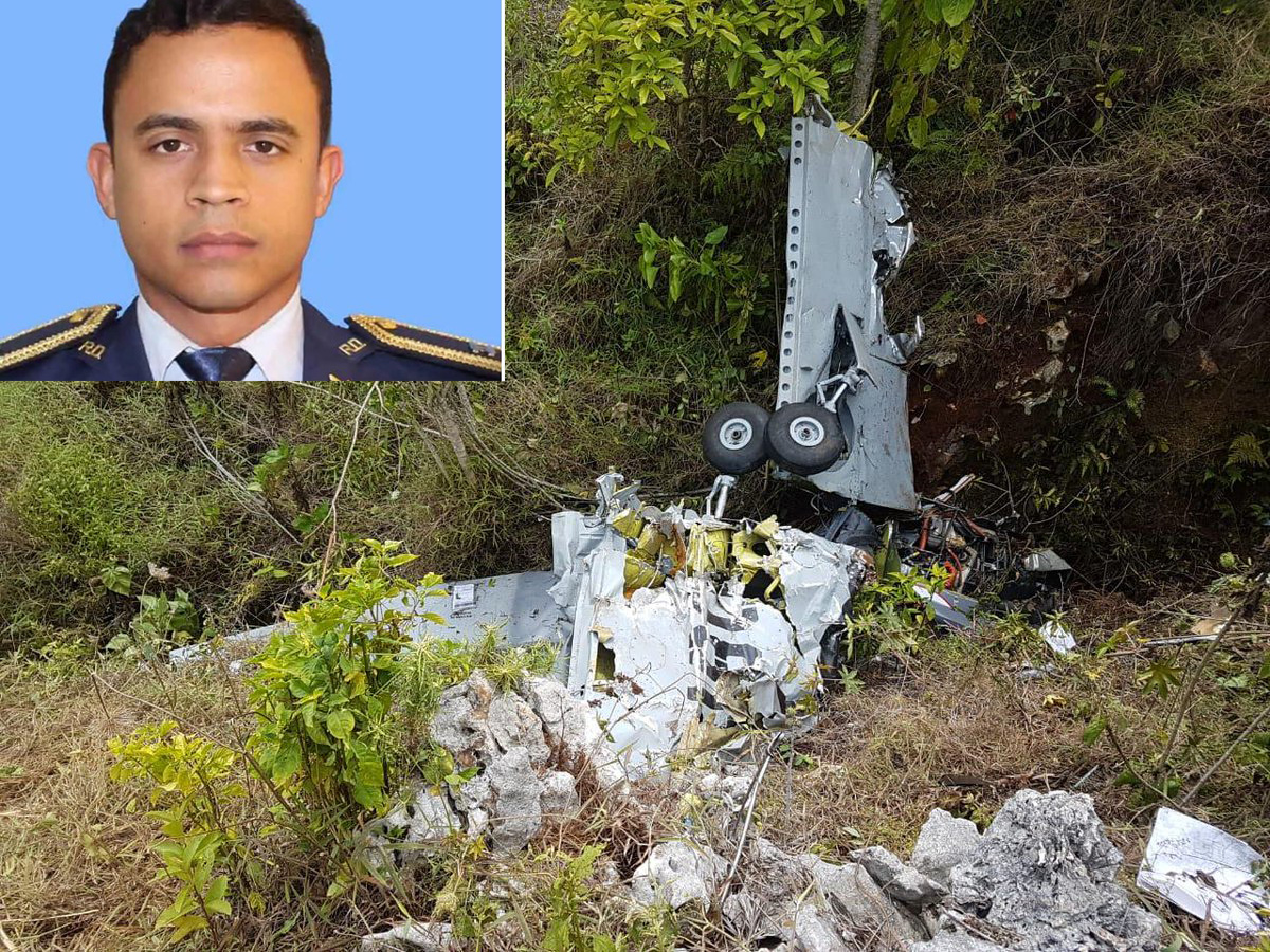 Muere piloto accidente avión militar Fuerza Aérea RD