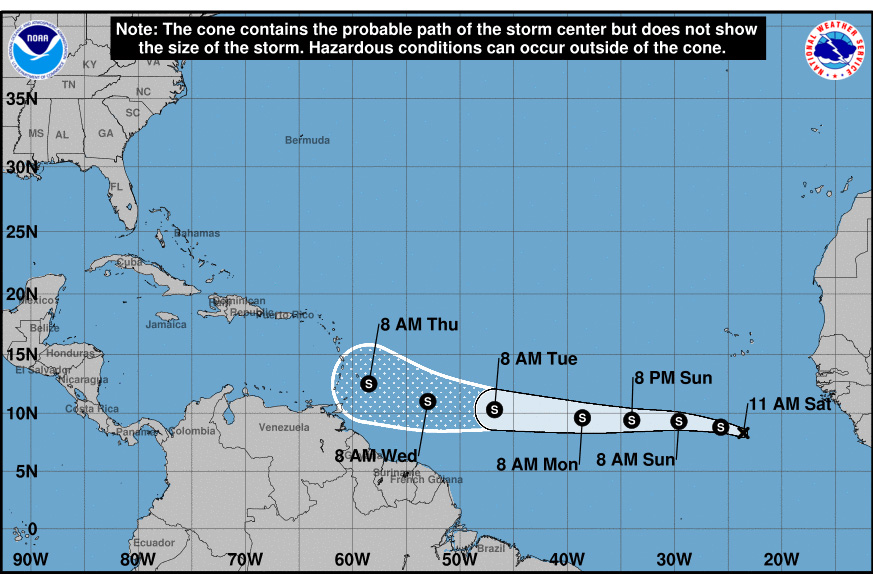 Se forma la tormenta tropical Kirk