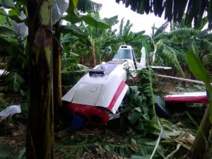 Cae avioneta de fumigación en Esperanza 