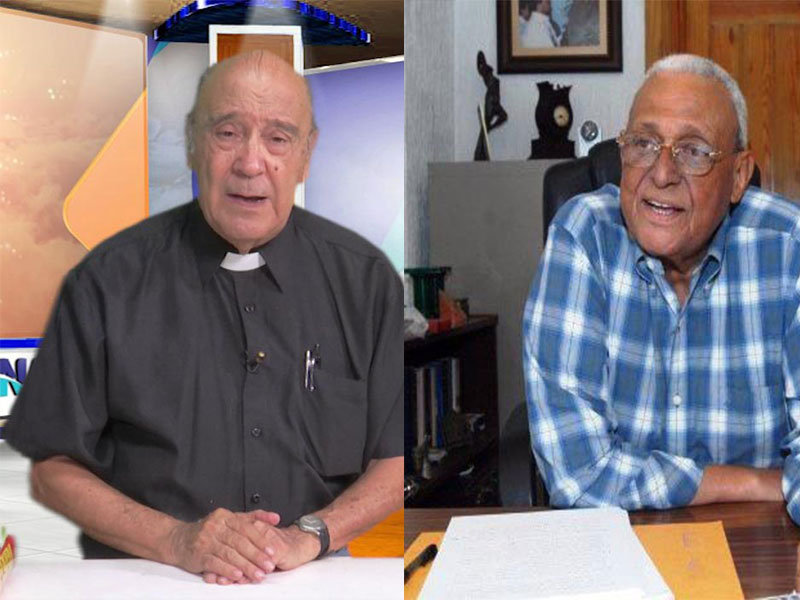 Se recuperan padre César Hilario y el jurista Negro Veras