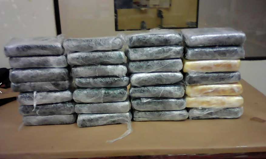 28 paquetes de cocaína incautados en puerto Caucedo