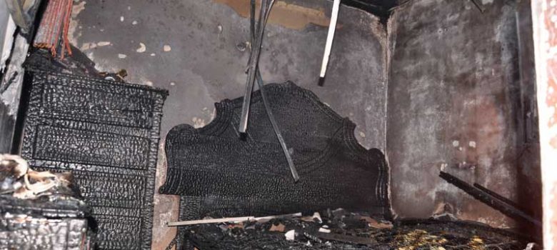 Fuego afecta parcialmente segundo nivel de vivienda