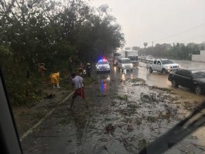 Manabao y Villa González afectados por ventarrones
