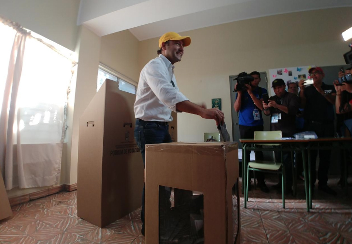 Abel Martínez dice que todo transcurrió en calma en Santiago