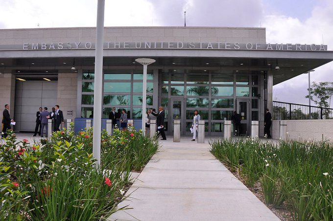 Embajada EE.UU. tendrá servicios consulares limitados temporalmente