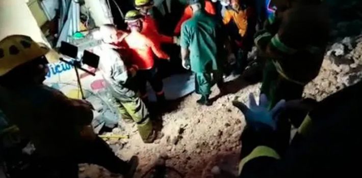 aplastados por una pared