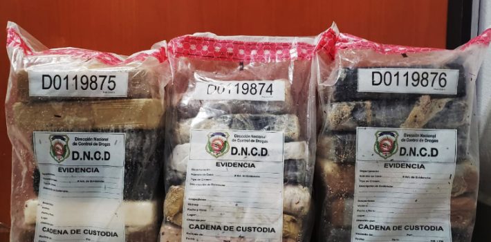 paquetes de cocaína