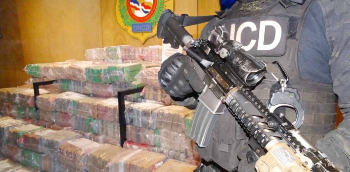 978 paquetes de cocaína ocupados en Caucedo