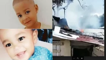 niños maco tibio incendio