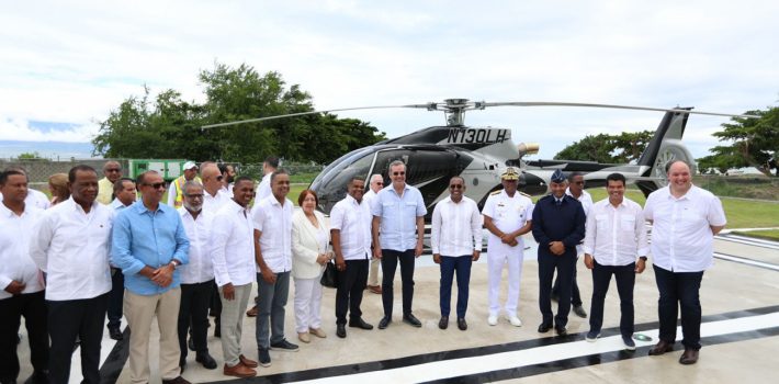 Presidente Abinader inaugura Helipuerto de Barahona por unos RD 26 millones