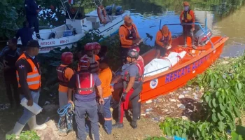 Defensa Civil recupera cuerpo de una persona en ribera del Río Isabela