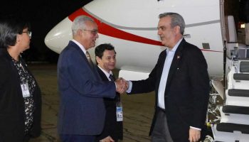 Presidente Abinader llega a Argentina